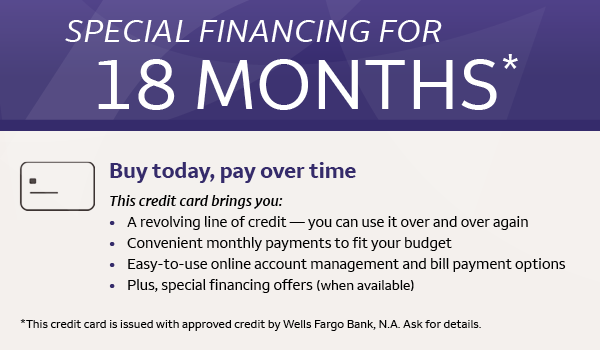 Financing Option from Wells Fargo